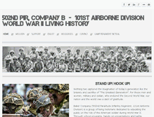Tablet Screenshot of airbornereenactors.org